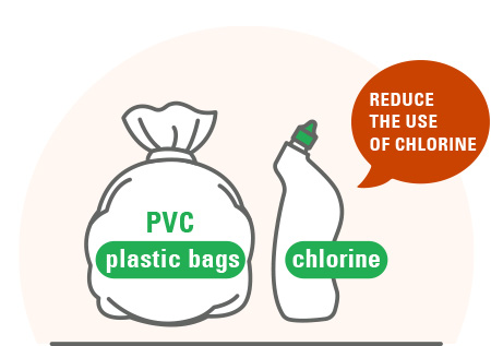 Reduce the Use of Chlorine-Containing Products