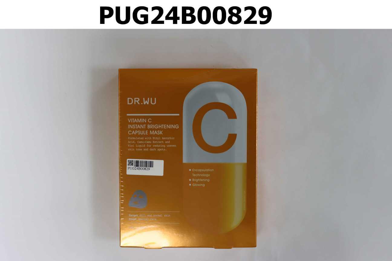 DR.WU 維他命 C 瞬校亮白膠囊面膜 4PCS