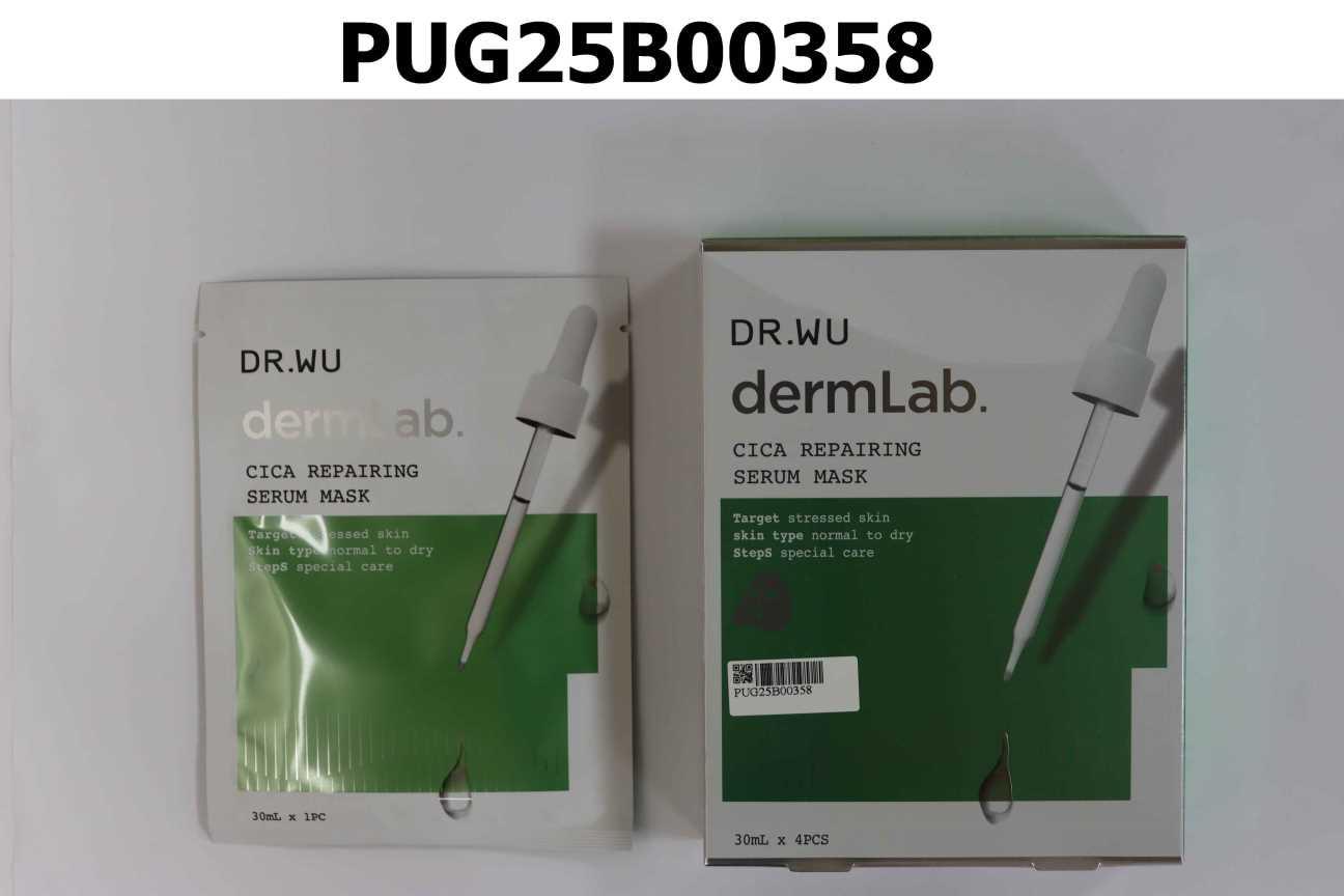 DR.WU 積雪草舒敏精華面膜 4PCS