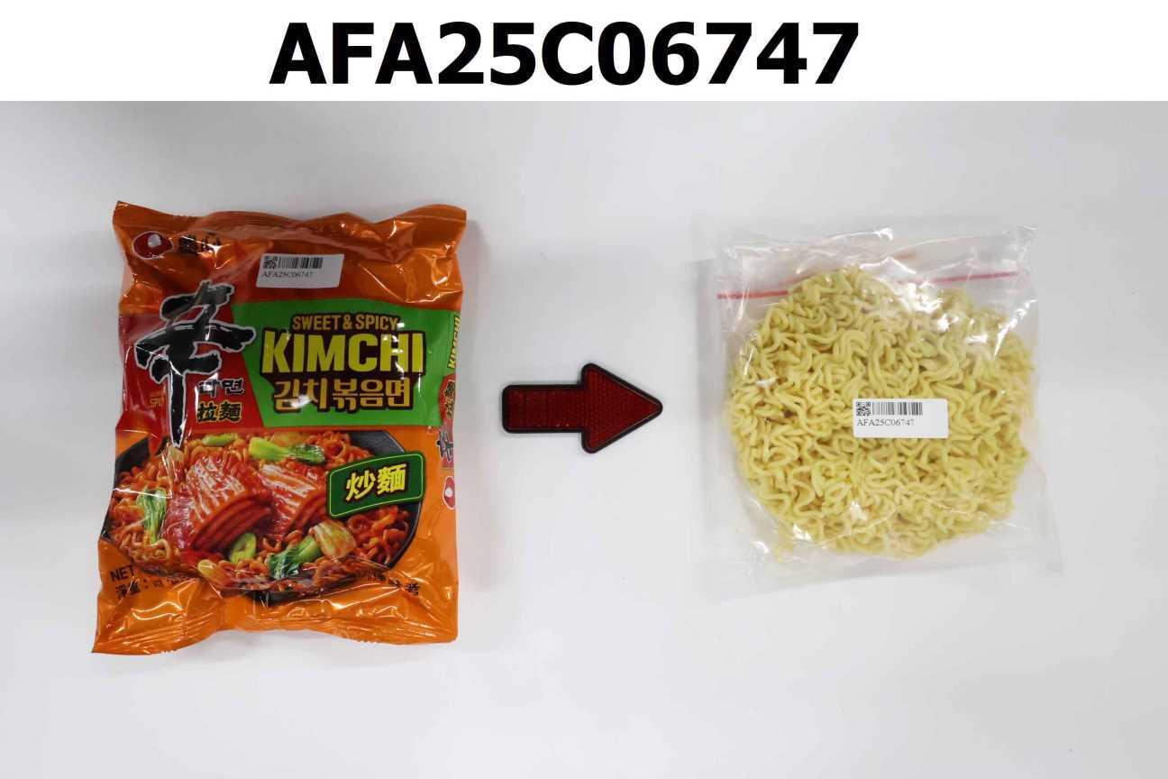 農心 辛辣白菜炒麵-麵體