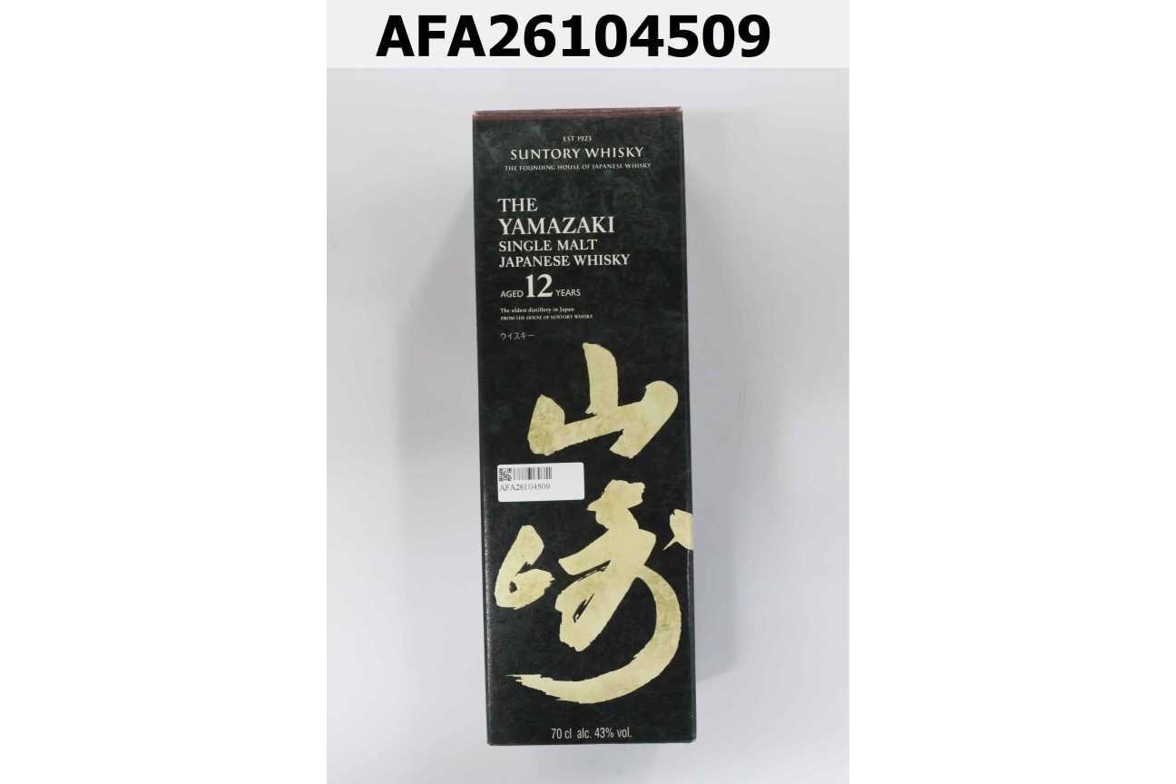 山崎12年單一麥芽日本威士忌 43% 6X700ml