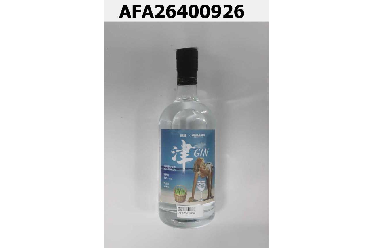 吉姆老爹x津津蘆筍琴酒 43% 500ml