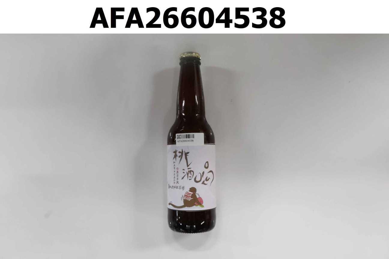 桃酒喝精釀五月桃0.33公升啤酒 酒精度4.5% 產品編號:411200029000
