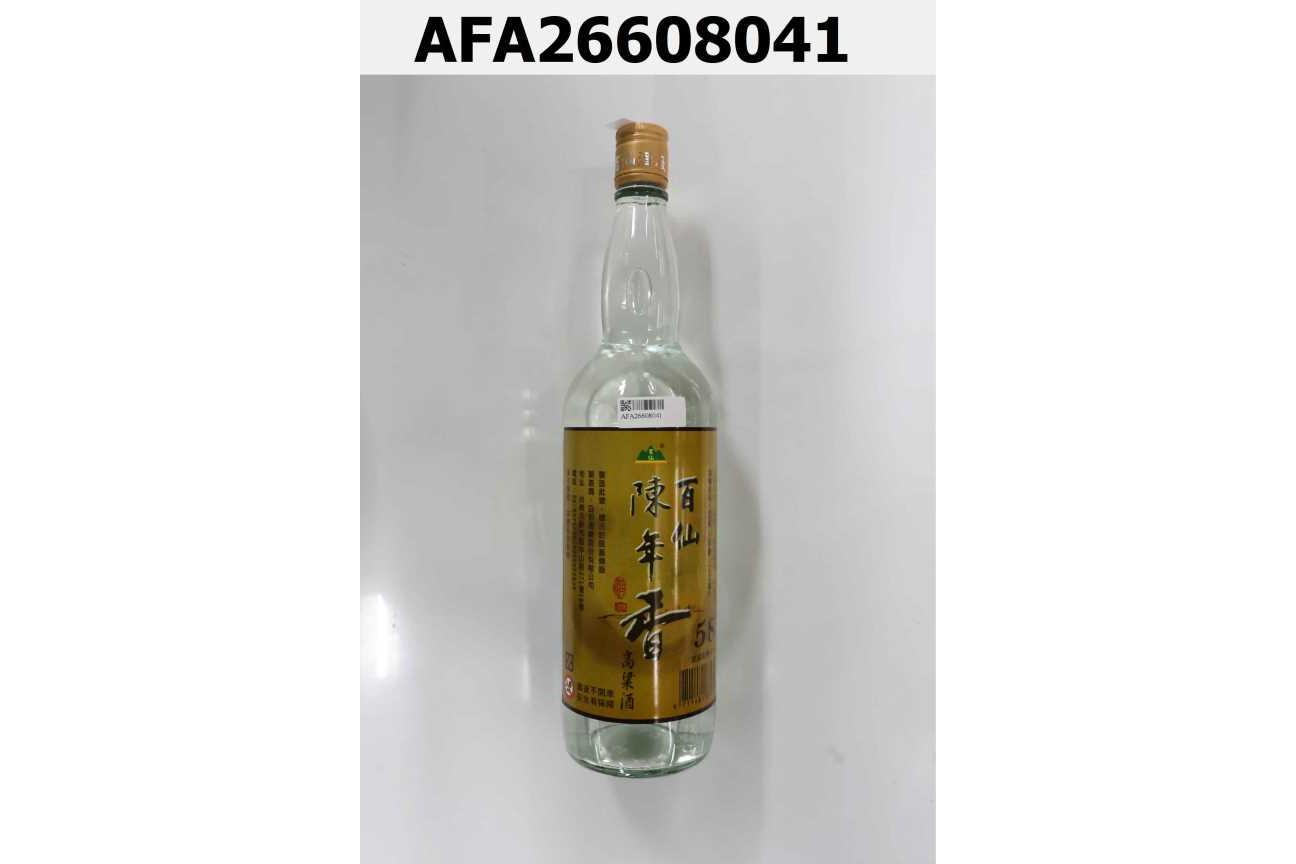 百仙陳年香高粱酒58度1000毫升