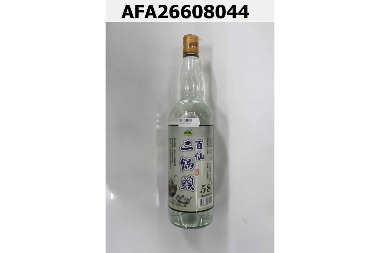 百仙二鍋頭58度1000毫升